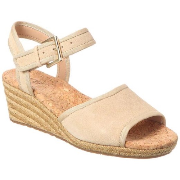 Ugg Maybell Espadrille Wedge Cream Size 7.5 - Picture 1 of 11